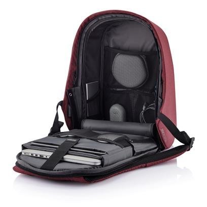 XDDESIGN BOBBY HERO Anti-theft Backpack in rPET material Red - Image 3