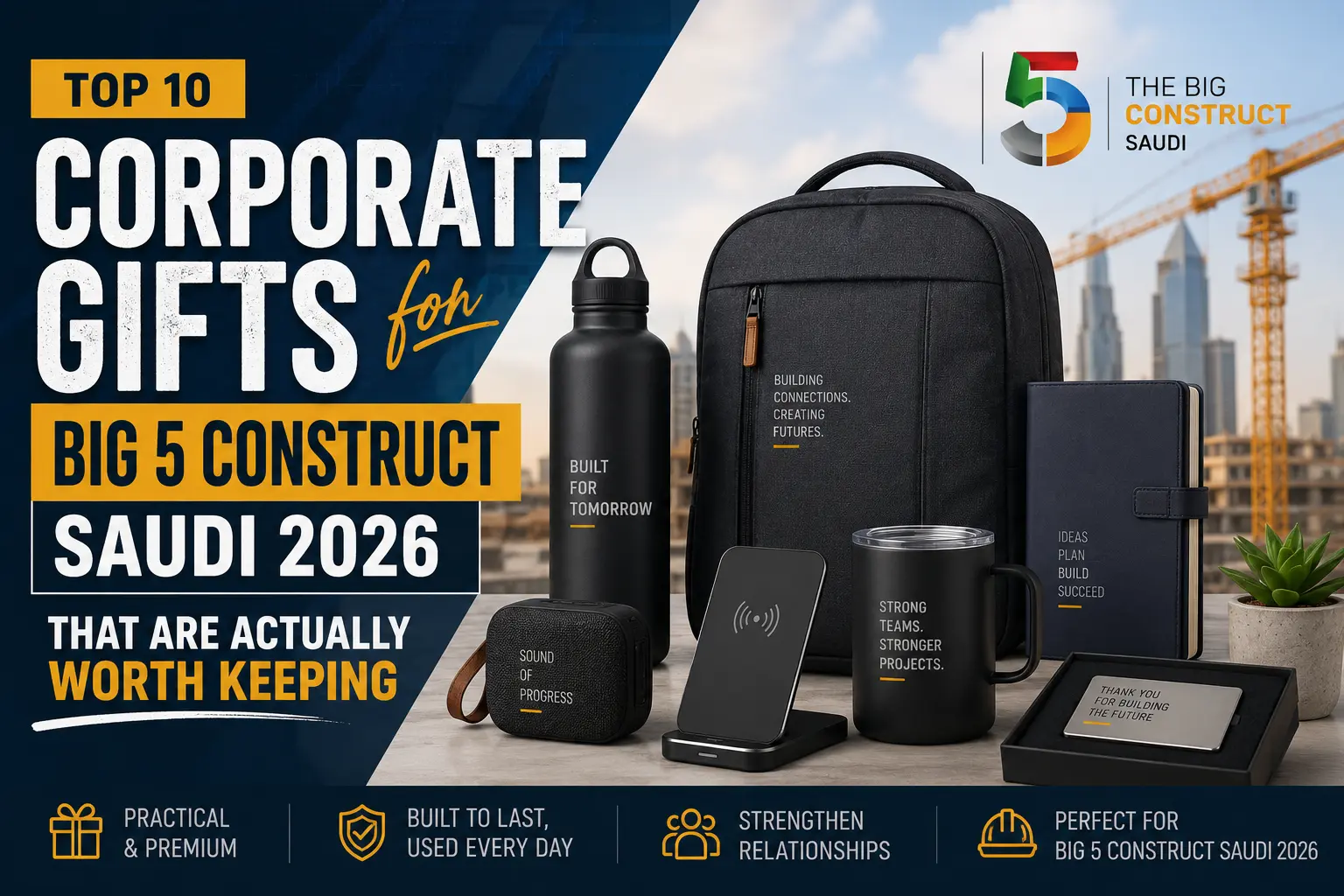 Corporate Gifts for Big 5 Construct Saudi 2026